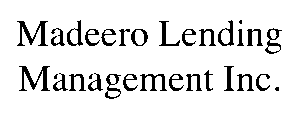 Text logo for Madeero Lending Management Inc., one of the featured clients for Urbanwise Property Management Inc.